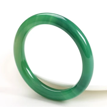 100% alvöru jade armband 7 grænn jade armband jadeite Hönd-Rista Emerald Armband Konan Aðila Gjöf