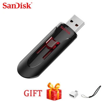 100% Sandur USB-lykilinn CZ600 usb flash USB 3.0 Penna aka 16GB 32GB 64GB 128GB Standa pendrive 3.0 Diskur hreinsa usb miklum hraða