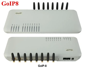8 franskar GSM VoIP Hlið GoIP8, VoIP SOPA GSM Leið hlið GoIP 8 fyrir IP DÆMI - Sölu Stöðuhækkun