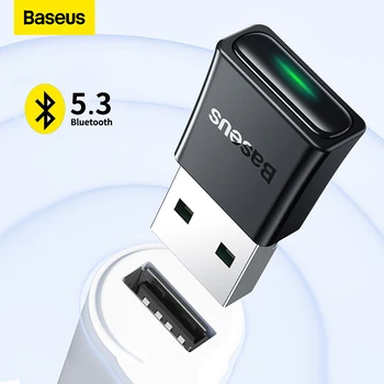 Baseus USB Bluetooth 5.3 Móttakara Millistykkið Fyrir TÖLVU Fartölvu Þráðlaust Mús Þráðlaust Hátalara Hljóð Móttakara USB Sendandi