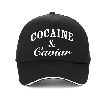 Cocaines & Kavíar Tegund Hip-Hop Hattur Menn Konur í Hafnabolta Húfur Herrar Snapback hatta Solid Liti Bómull Bein gorras