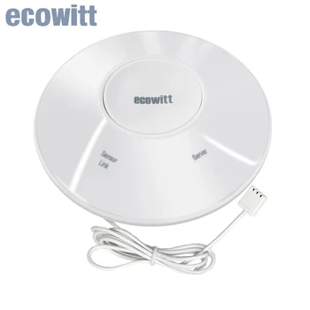 Ecowitt GW2000 Hlið Wi-Fi Miðstöð fyrir Wittboy Veður Stöð, með innbyggða um Borð Loftvog og Hitamæli/Hygrometer Skynjara