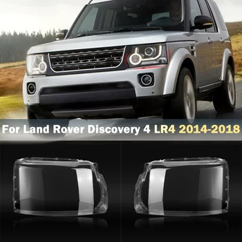 Fyrir Land Rover Uppgötvun 4 LR4 2014-2018 Gegnsætt Ljósker Ná Lampa Skugga fyrir Framan Framljós Skel Lampaskermur Linsu Skel