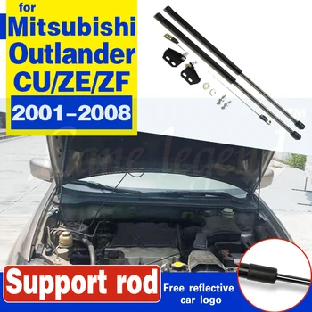 Fyrir Mitsubishi Outlander CU/RÐ/ZF 2001-2008 Breyta Húddinu Hetta Gas Áfall Lyfta Vor Áfall Spranga Börum Stuðning Rod Bílnum-stíl