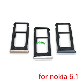 Fyrir Nokia 6.1 Plús SIM-Kortið Bakka Handhafa Raufina Millistykkið