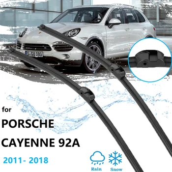 Fyrir Porsche Cayenne 92A MK2 2011 2012 2013 2014 2015 2016 2017 2018 Framan Aftan Þurrka Blað Setja Bíl Glugga Framrúðu Framrúðuna