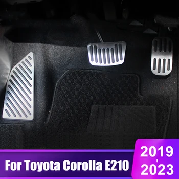 Fyrir Toyota Corolla E210 2019 2020 2021 2022 2023 Ál Bíl Fæti Pedalana Eldsneyti Eldsneytisgjöf Bremsunni Ná Pad Fylgihlutir