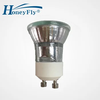 HoneyFly 2pcs Dimmable Lítill GU10 Halógen Lampa 28W 230V +C(35mm) MR11 Halógen Peru 3000K Halógen Lamba Blettur Ljós Fyrir Hraun Lampa
