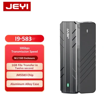 JEYI M 2 SSD Tilfelli NVMe USB 3.2 Tegund C 2 10Gbps M. 2 SSD Girðing Ál M. 2 NVMe Girðing M. 2 Fast Ríkisins Aka Tilfelli