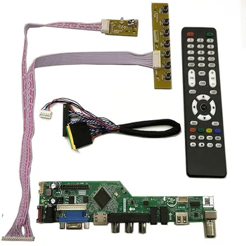 Nýja TV56 Kit fyrir N156B6 N156B6-L03/L04/L05/L06/L07/L08/L10/L0A/L0B/L0D TV+SAMBAND+VGA+AV+USB SJÓNVÖRP með LED skjár Stjórnandi Borð Bílstjóri