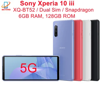 Sony Ar 10iii 10 iii 5G Tvöfalda Sim XQ-BT52 6.0