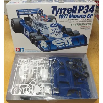 Tyrrell P34 1977 Mónakó GP Tamiya 1:20 plast gerð kit Samkoma Fyrirmynd Byggja Pökkum Áhugamál Truflanir Leikföng Fyrir Fullorðna GERÐU 20053