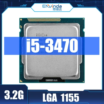 Upprunalega Intel Algerlega i5 3470 MÓTEFNI 1155 Örgjörva 3.20 Cm 5GT/S 6MB L3 Fals 1155 I5-3470 CPU Stuðning B75 Móðurborð