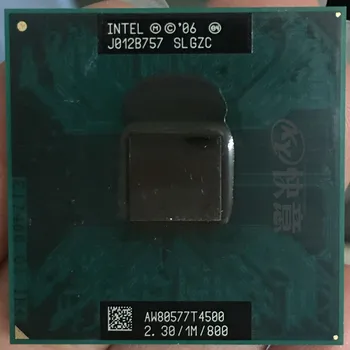 Upprunalega Intel Pentium CPU T4500 (1M Skyndiminnið, 2.30 Sony, 800MHz FSB) 35W PGA478 fartölvu örgjörva