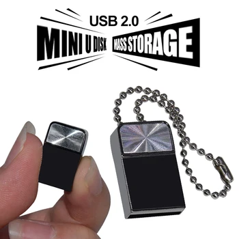 USB 2.0 64GB Frábær lítill penna aka флешка 32GB 16GB 8GB viðskipti Penna diska Usb Standa lítið U diskur besta gjöf með lyklahringnum